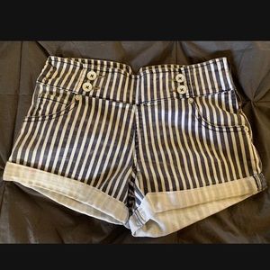 Free People Sailor Striped Shorts: Size 24
